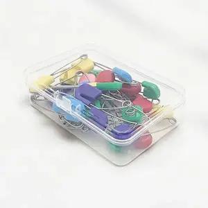 옷핀 핀침 브로치핀 대형 컬러옷핀 배찌 53mm 30개