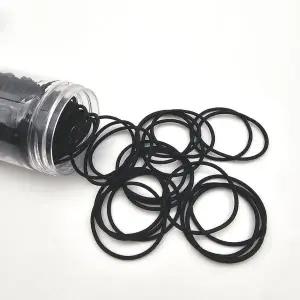 대용량 머리끈 검정 헤어곱창 100p