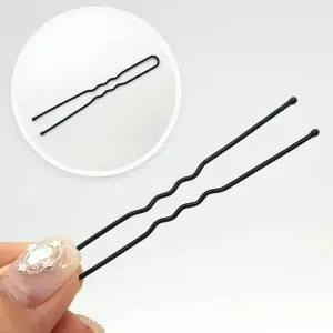 U핀 어피 올림머리 고정핀 굵은 유핀 7cm