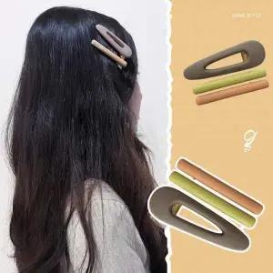 일자 집게머리핀 헤어집게핀 클립 세트 FS011 프랑스