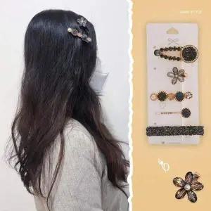 헤어 집게핀 반머리 머리핀 5종세트 FS001 고급헤어핀