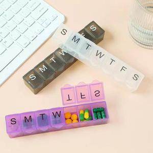7일 알약 케이스 박스 주간 태블릿 거치대 보관 정리함 박스 5 가지 색상