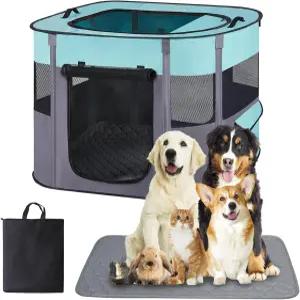 실내 야외 여행 캠핑을 위한 반려동물 고양이 놀이방 휴대용 강아지 토끼 상자 및 기타 소형 사육장 텐트