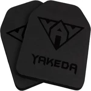 Vav YAKEDA 전술 에어소프트 페인트볼 EVA 조끼 내부 라이너 폼 10인치 x 12인치 블랙 2 PCS 패드 플레이트