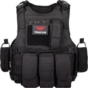 야케다 아웃도어 전술 에어소프트 조끼 조절 가능
