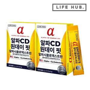 라이프허브 알파CD 원데이 핏 알파시클로덱스트린 2박스(3g x 28포)