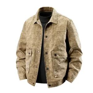 추동 캐주얼 야상사파리 남성패션 재킷칼라 코트 트렌드 플랩아웃도어 DL4