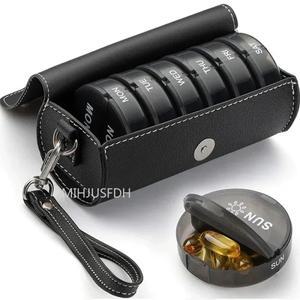 주간 7 일 알약 의학 상자 홀더  14 슬롯 보관 비타민