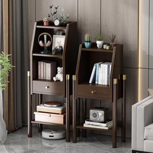 책장 선반 바닥부터 천장까지 심플한 코너 사이드 디스 캐비닛 캐비닛 책장 TV 거실 벽장