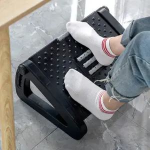 발마시지기 발받침대 발거치대 풋스툴 발디딤대 풋레스트 롤러 각도조절