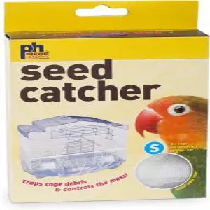 프리뷰 펫 제품 820W 메쉬 버드 시드 캐처 흰색 소형/7