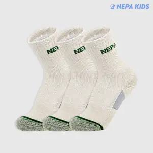 네파 키즈걸 몽피나클 쿠션 크루삭스 그린 K 3팩 NPCGCCRK-GN3