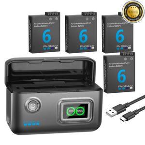 DJI 오스모 액션 6 5 프로 43 배터리 2200mAh 및 360 액세서리용 고속 충전기