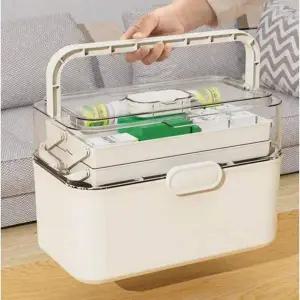 약통 구급함 케이스 보관함 가정용 구급상자 손잡이
