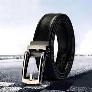 남성벨트 허리띠 자동버클 정장 가죽 직사이즈 남자허리띠