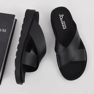 x선 스트랩 인솔폼 남성슬리퍼 편한 쿠션샌들 컴포트화 남성실내화