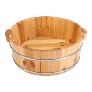 나무 족욕통 히노끼 족욕기 습식 물통 편백나무 가정용