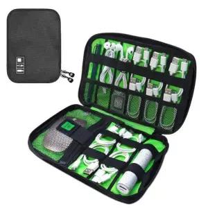 [셀러에이드]케이블 파우치 보관 수납 정리 휴대용 여행 캠핑