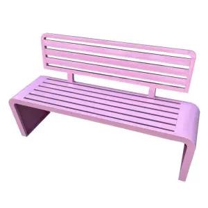 공원 정류장 야외 등받이 핑크 부식방지 벤치 카페 의자