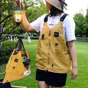 아웃도어조끼 캠핑 다용도 조끼 1P 공구 앞치마 가방으로 사용가능 다용도조끼