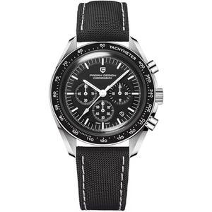 [미국배송] LACZ 덴튼 파가니 디자인 PD1701V3 남성용 시계 쿼츠 남성 크로노그래프 스테인리스 스틸 스포츠 방수 일본 VK63 무브먼트 U2026