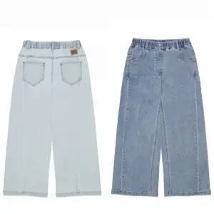 내셔널지오그래픽 키즈 여아 데님 와이드핏 팬츠 청바지 K261GPT010 364604