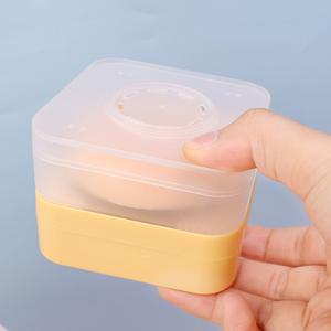 파우더 퍼프 보관 상자 소재 PP 사각 세트 에어 쿠션 메이크업 케이스 방습