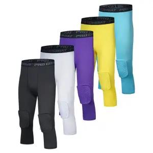 보호대바지 스포츠 무릎패드 보호대 컴프레션 7부 타이즈 하의 축구 농구 헬스 운동복