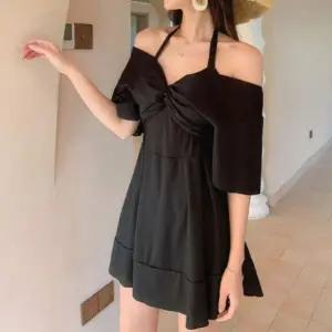 원피스 수영복 여성 오프숄더 휴양지 비치 커버