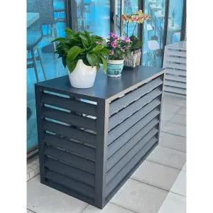 실외기커버 가리개 덮개 가림막 보호 에어컨실외기 루버 테이블 테라스 철제