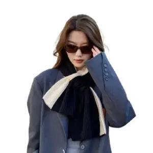 목도리 투톤 쁘띠 머플러 짧은 목도리