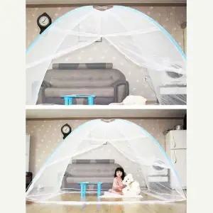 240x240 왕특대 침대 원터치모기장 생활용품 방충텐트