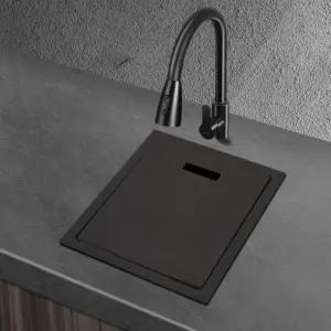 싱크대 매립형 주방 싱크볼 블랙 수전 세트 모던 인테리어 개수대