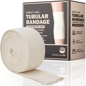 에버라이트 560D 코튼 블렌드 탄력 튜브형 지지 붕대 손목 손용 라텍스 프리 초두꺼운 통기성 스타키넷