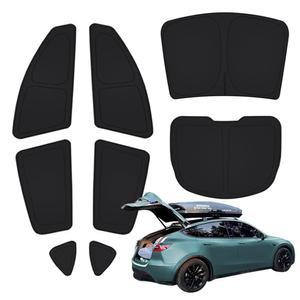 테스뷰티, 테슬라 모델 Y 캠핑용 캠핑 프라이버시 커튼 8종 업그레이드 스크린 선쉐이드 UV 차단기 더 어둡게 5겹 소재 액세서리 접이식