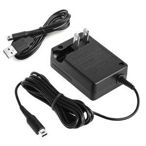 LBSC 3DS 충전기 - 닌텐도 3DS, / DSI 2DS XL, 2DS, DSI, 뉴 및 XL과 호환 핸드헬드 콘솔용 교체 전원 코드, 범용 100V-240V AC 벽 어댑터(블랙)