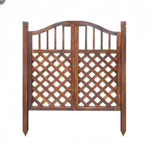 나무 방부목울타리문 조립식 주택 펜스 울타리