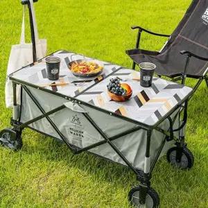 캠핑웨건 카즈미 웨건 테이블 2in1 캠핑용테이블 접이식 식탁 접이식테이블