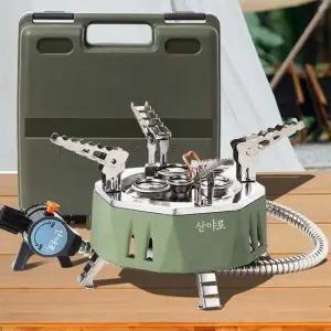 캠핑버너 강염스토브 미니버너 해바라기 파워등산용 캠핑휴대용 스토브