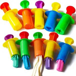 캐리콘 반죽 압출기 세트 다양한 디자인 10개 5개 패턴 - 랜덤 색상