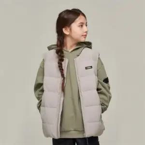 내셔널지오그래픽 키즈 K244UDV920 헤론 경량 구스 점퍼 베스트 BEIGE 365050