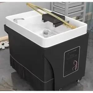 이동식 자동 대 수직 헤어 세척기 분지 간이