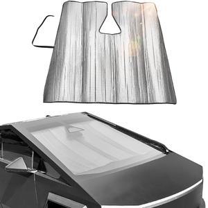 조이투투스 윈드쉴드 2023 2024 2025 사이버트럭 액세서리, 카 선바이저 쉐이드, 프론트 윈도우 윈드쉴드용 선쉐이드, 접이식 커버 선쉐이드와 호환 가능