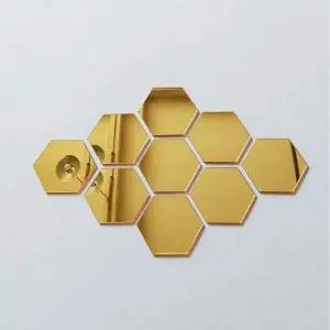 벽면장식 골드 아크릴인테리어장식 골드디자인거울 골드액자