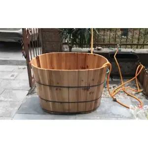 편백나무반신욕기 간이욕조 반신욕 목욕탕 건식