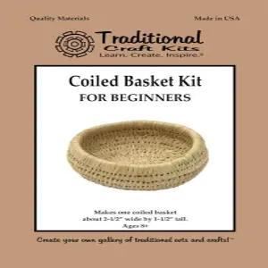 초보자를 위한 전통 공예 키트 코일형 바구니