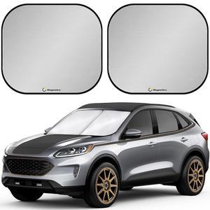 마그넬렉스 윈드실드 선쉐이드 - 반사 패브릭이 햇빛을 차단하고 차량을 시원하게 유지해 주며, 자동차 선쉐이드를 위한 접이식