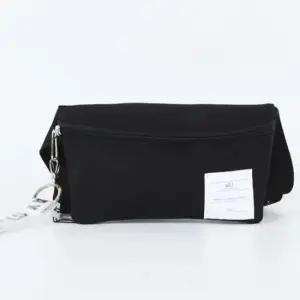 [패션] 힙색 커플 컬러 슬링백 여자힙색 단체 가방 블랙