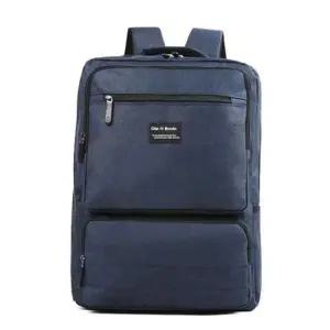 [패션] 학생가방 남성 스퀘어 백팩 케주얼 가방 네이비