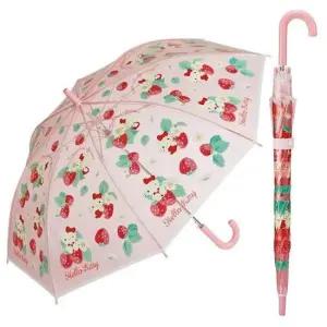 [패션] 투명 장우산 헬로키티꽃말 55cm 1P 초등학생 자동우산